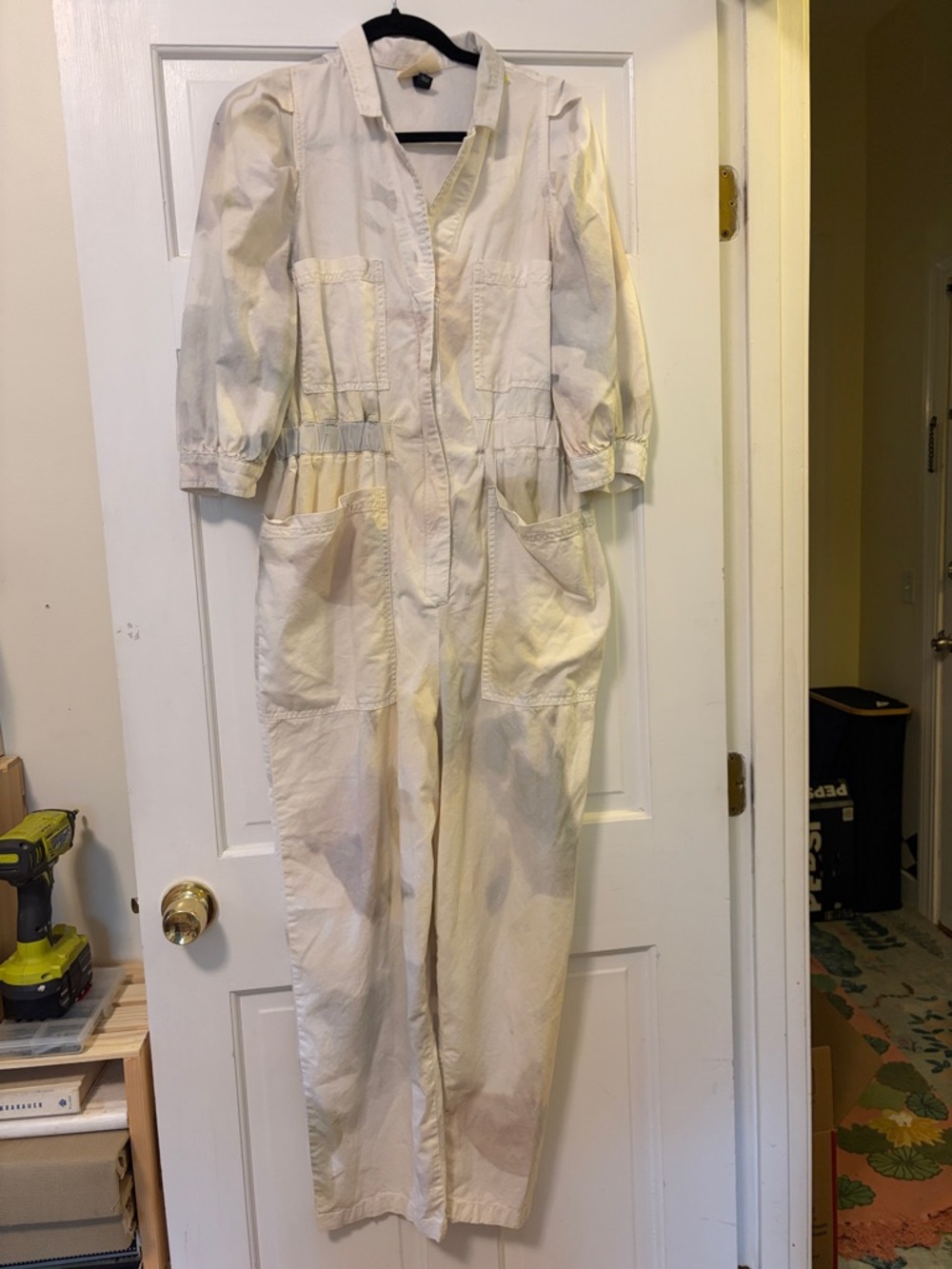 Universal Thread Cream Utility Jumpsuit
